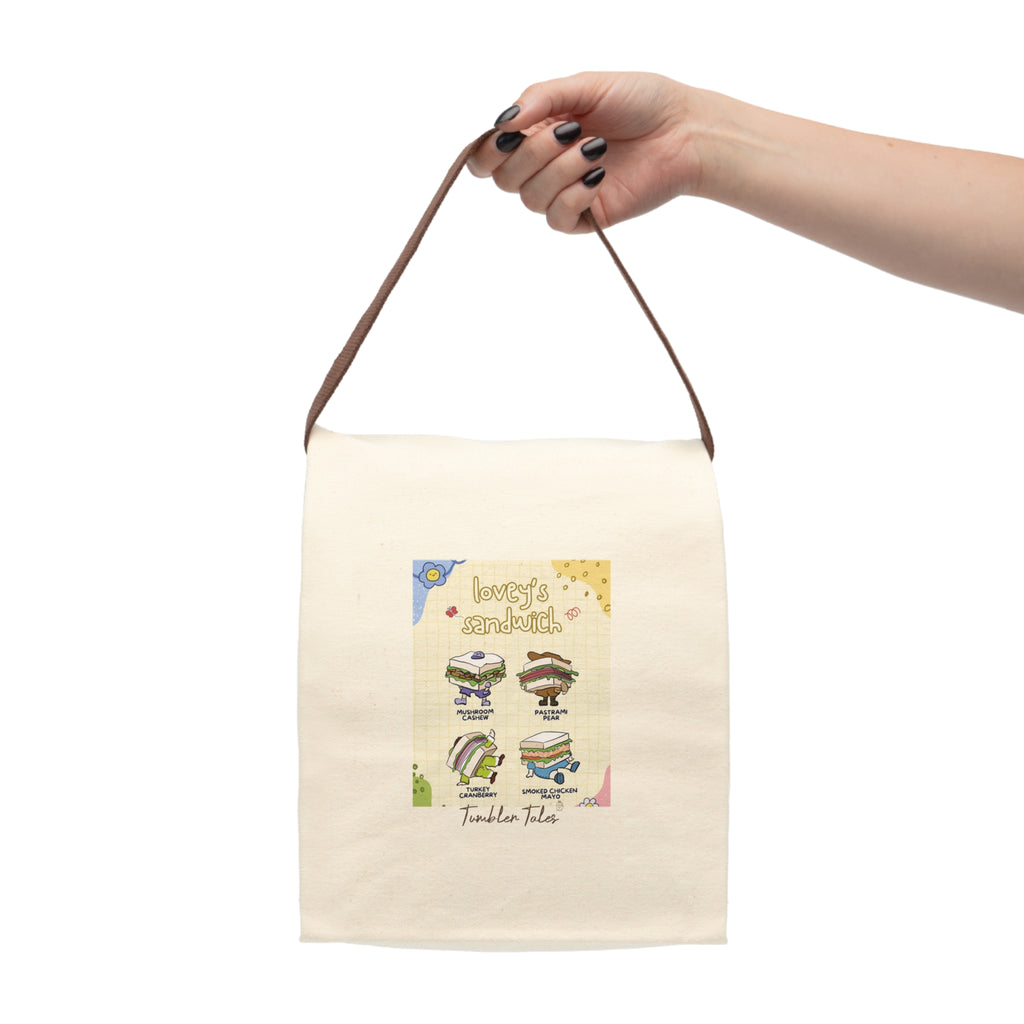 Lovely Sandwich – Canvas Lunch Bag