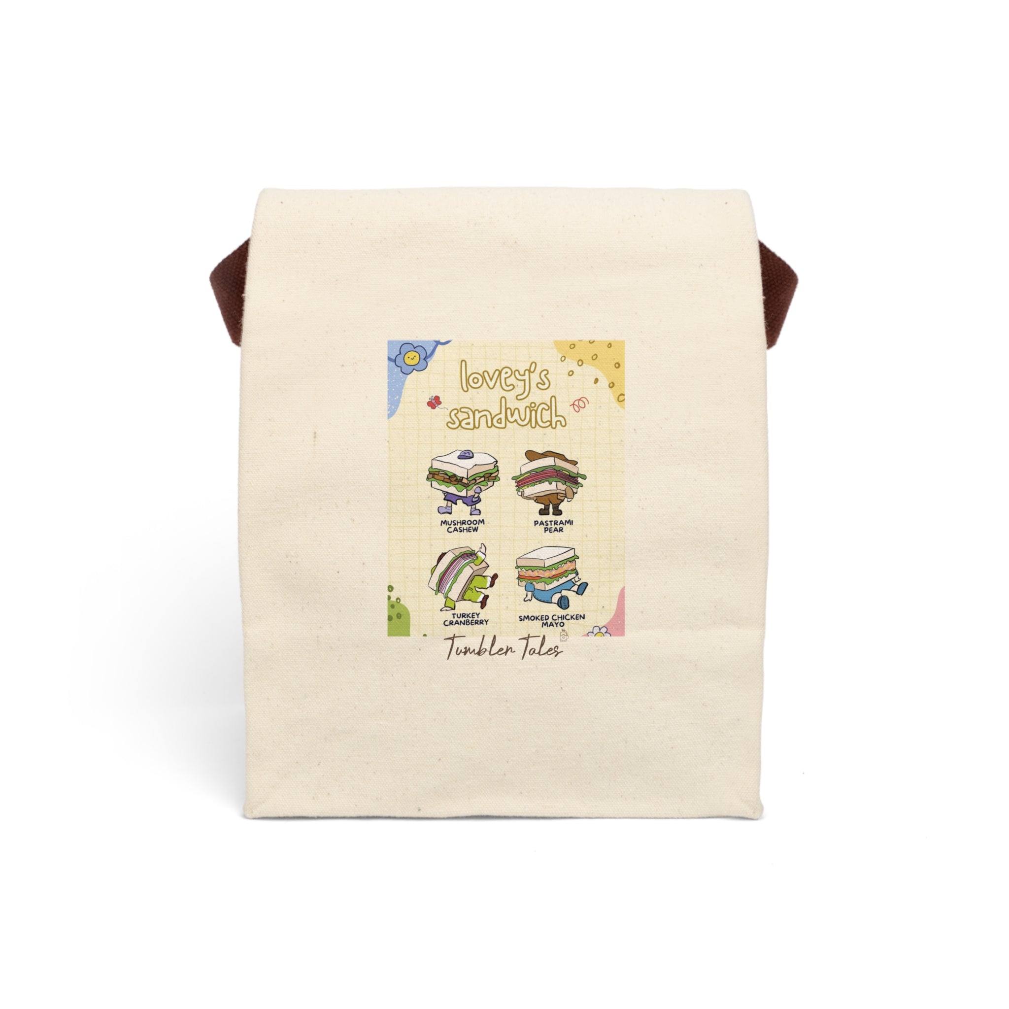 Lovely Sandwich – Canvas Lunch Bag