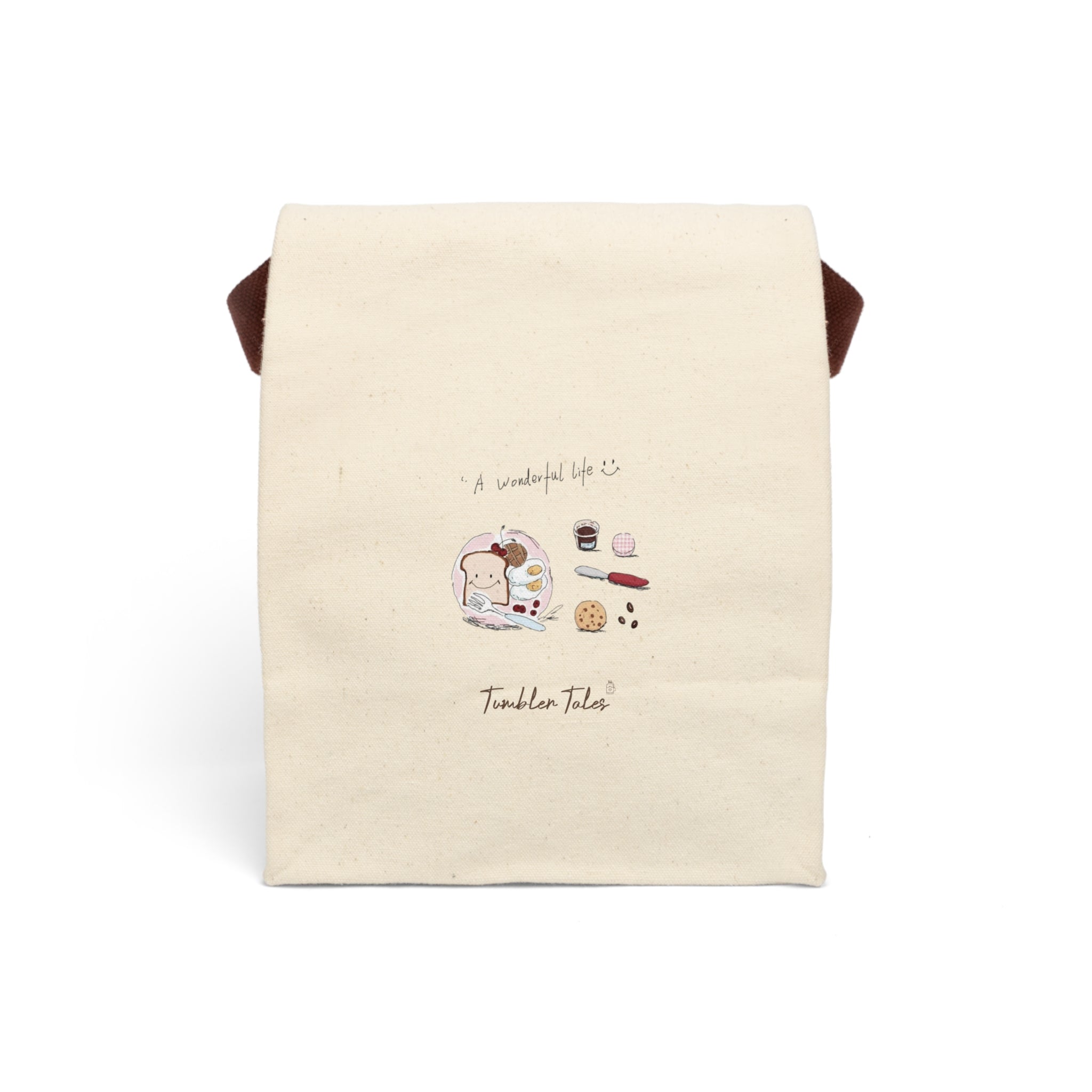 A Wonderful Life – Toast & Breakfast Canvas Lunch Bag