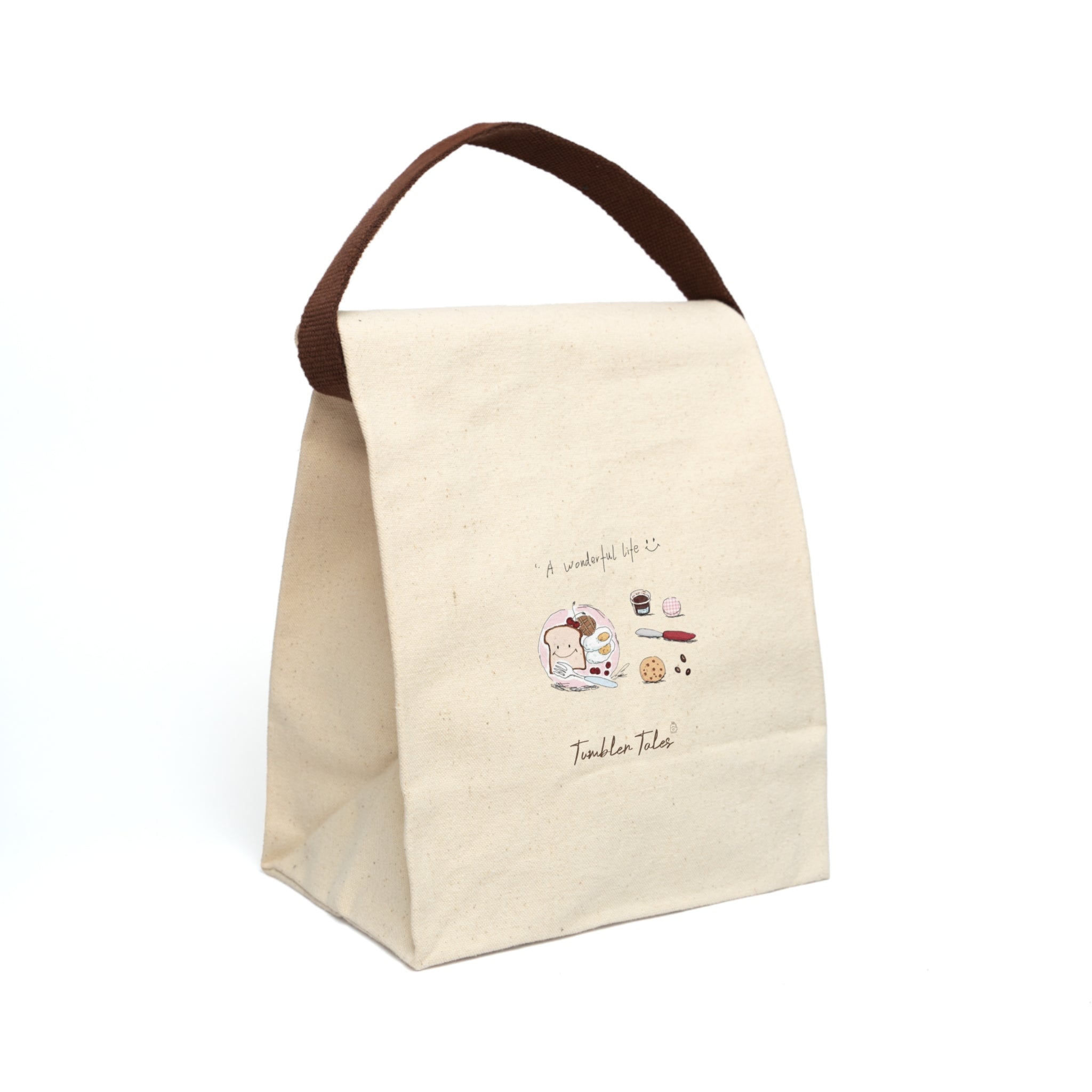 A Wonderful Life – Toast & Breakfast Canvas Lunch Bag