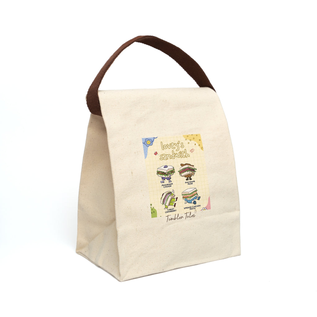 Lovely Sandwich – Canvas Lunch Bag