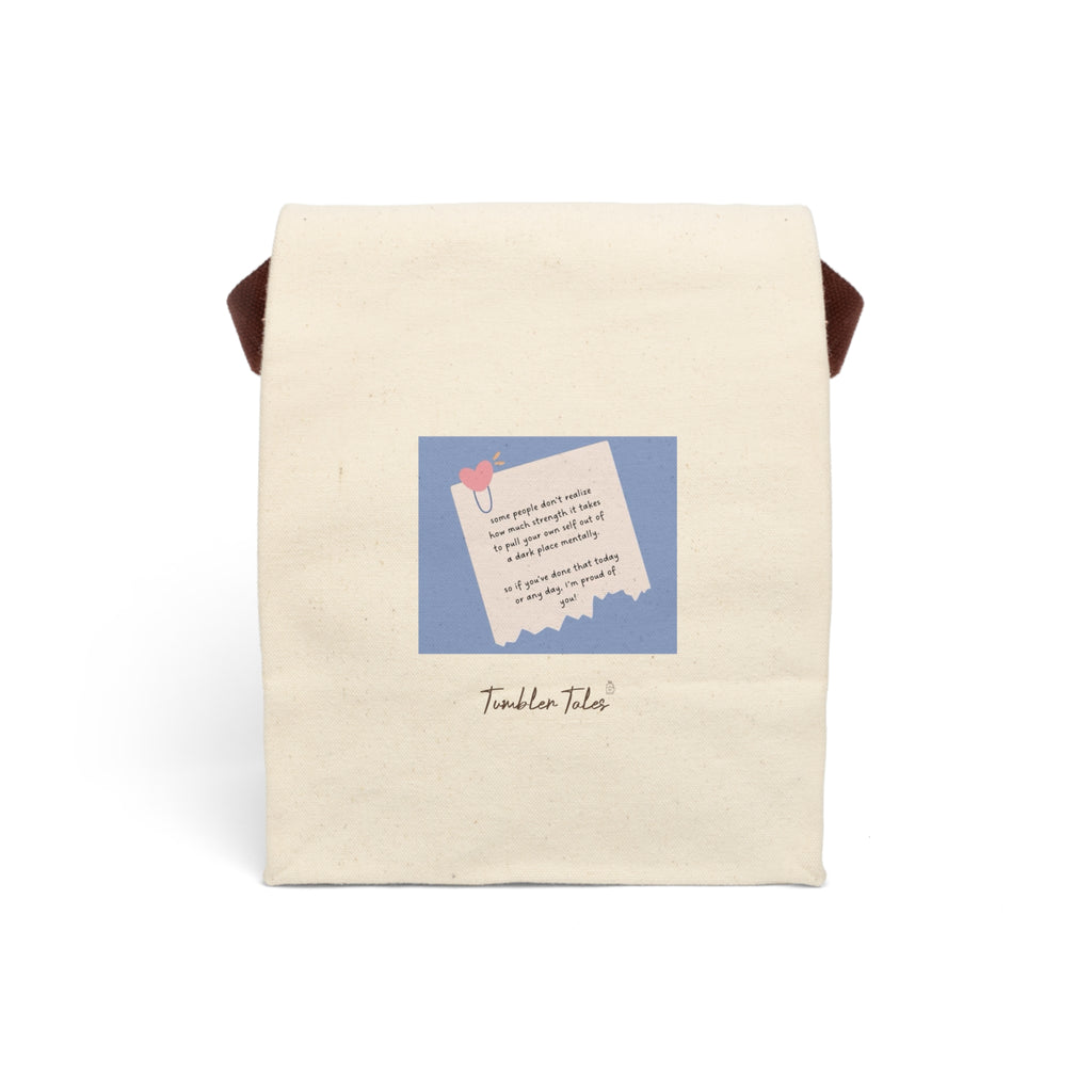 I Am Proud of You – Canvas Lunch Bag