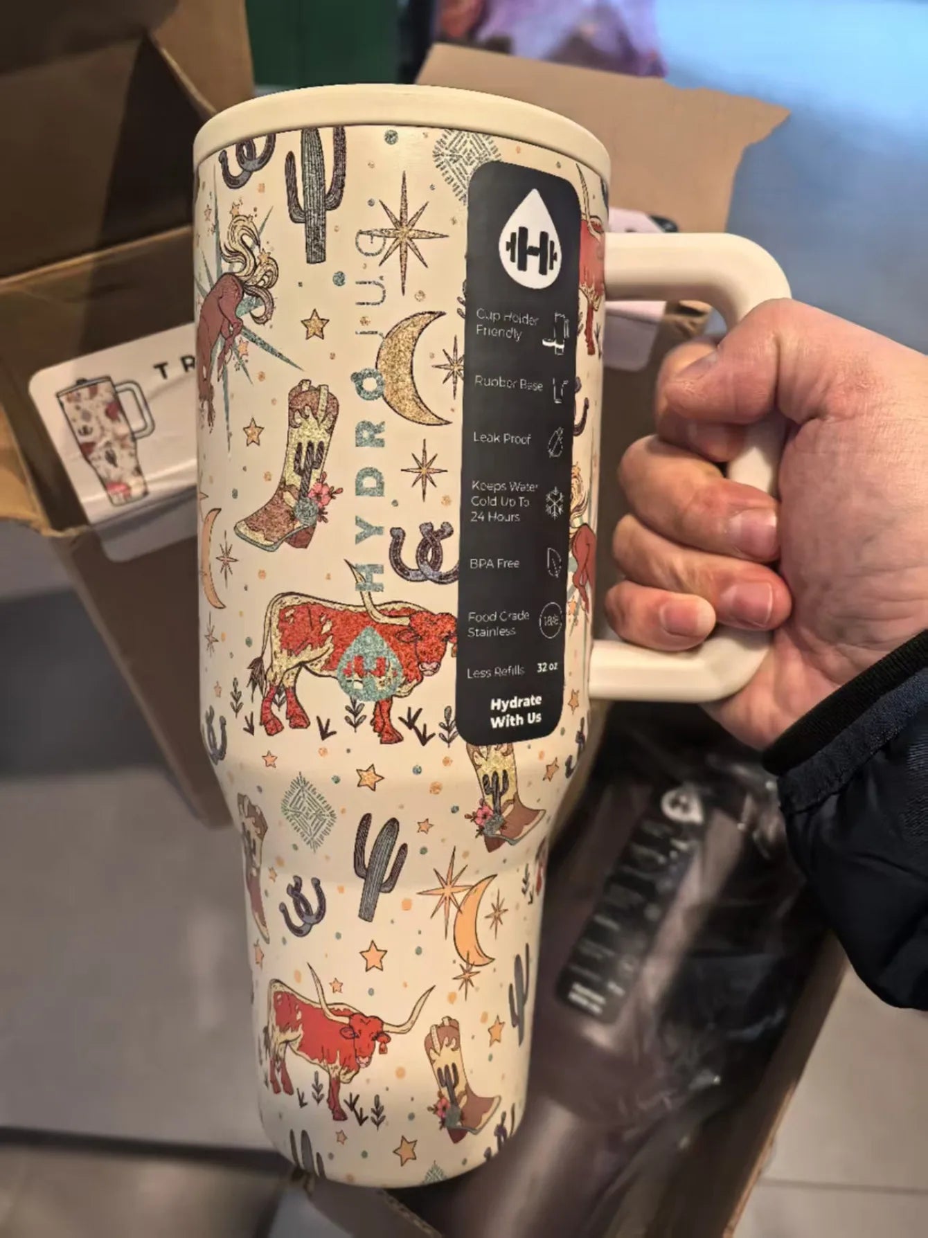 HydroJug 32oz/40oz Insulated Drinkware – Stainless Steel Double Wall Thermal Tumbler with Straw Lid