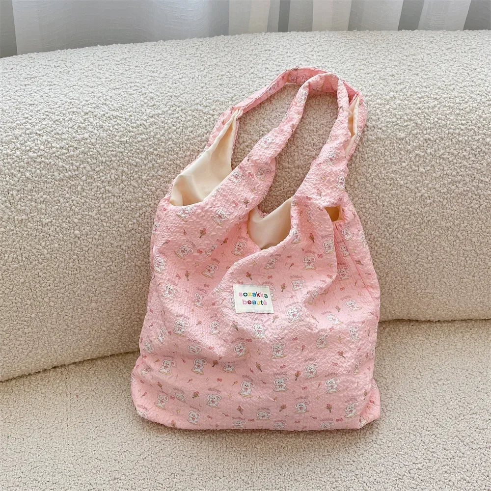 Cute Korean Cartoon Tote Bag