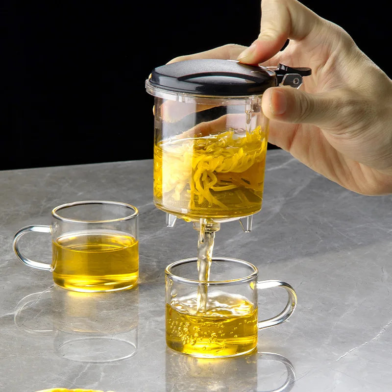 Crystal Heat-Resistant Glass Teapot