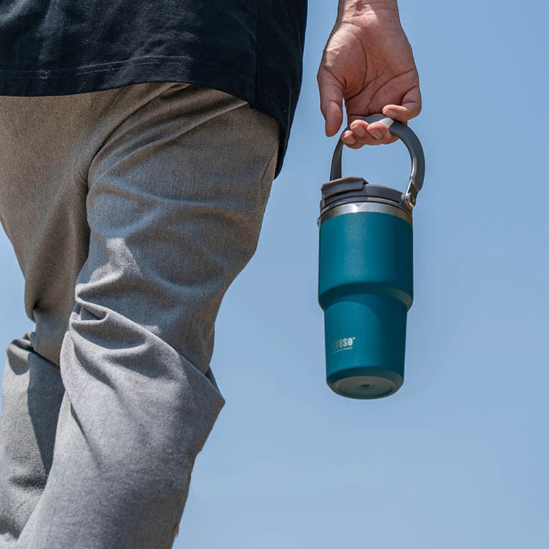 Tyeso Stainless Steel Vacuum Drinkware – 600ml, 900ml & 1200ml Thermal Coffee Cup