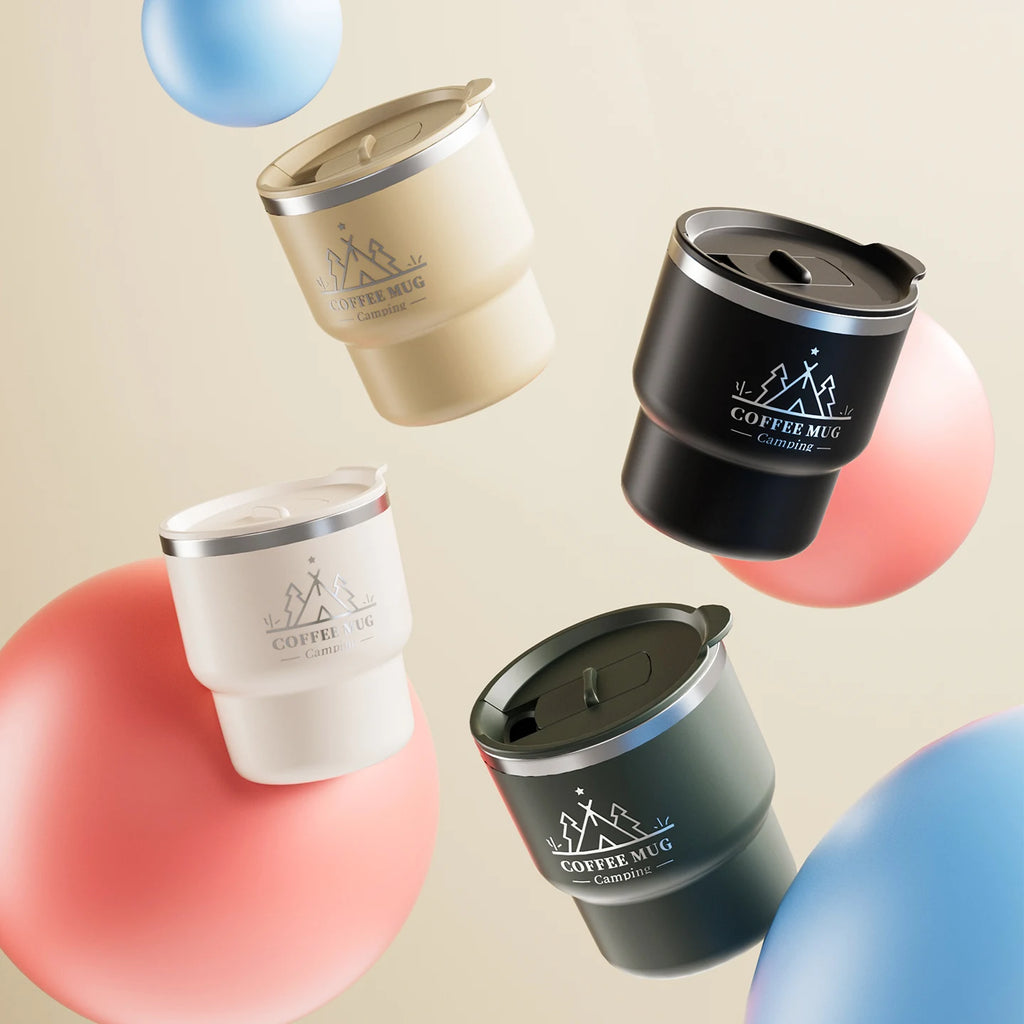 400ml Insulated Drinkware – Stainless Steel Thermal Coffee Cup | Sealed & Portable for Everyday Use