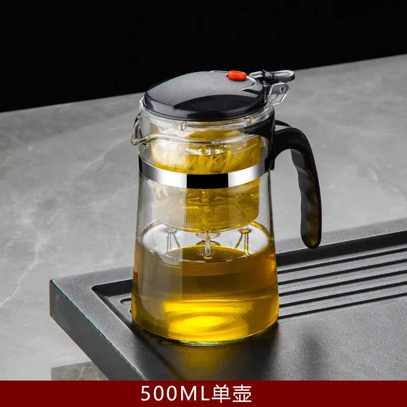 Crystal Heat-Resistant Glass Teapot