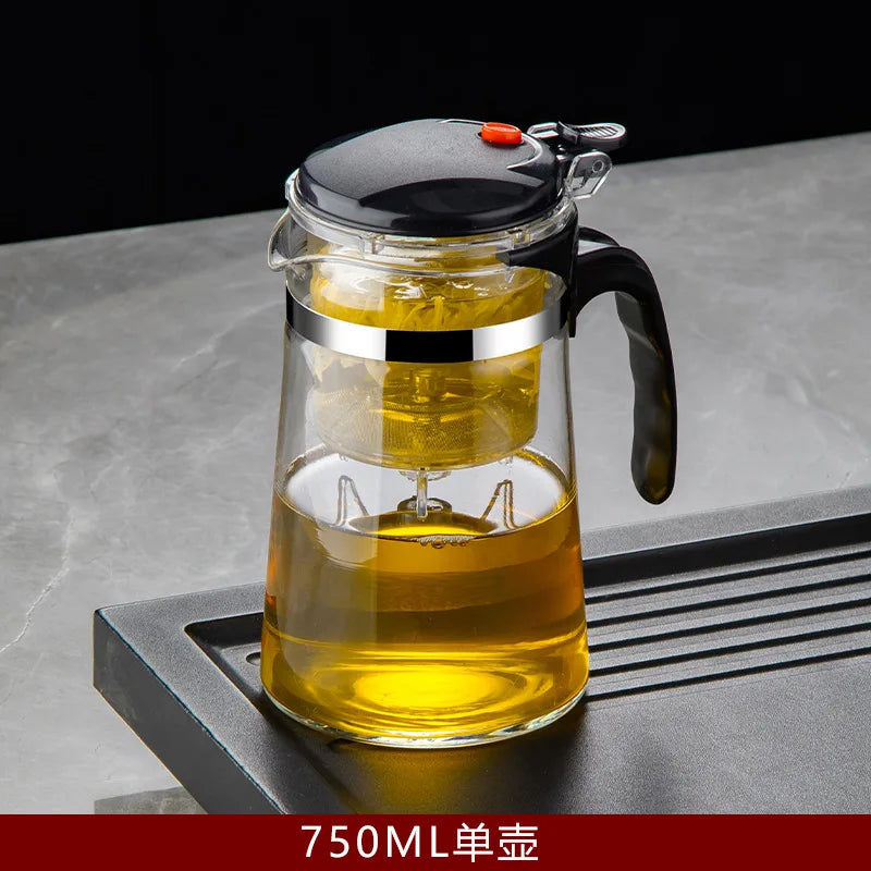 Crystal Heat-Resistant Glass Teapot