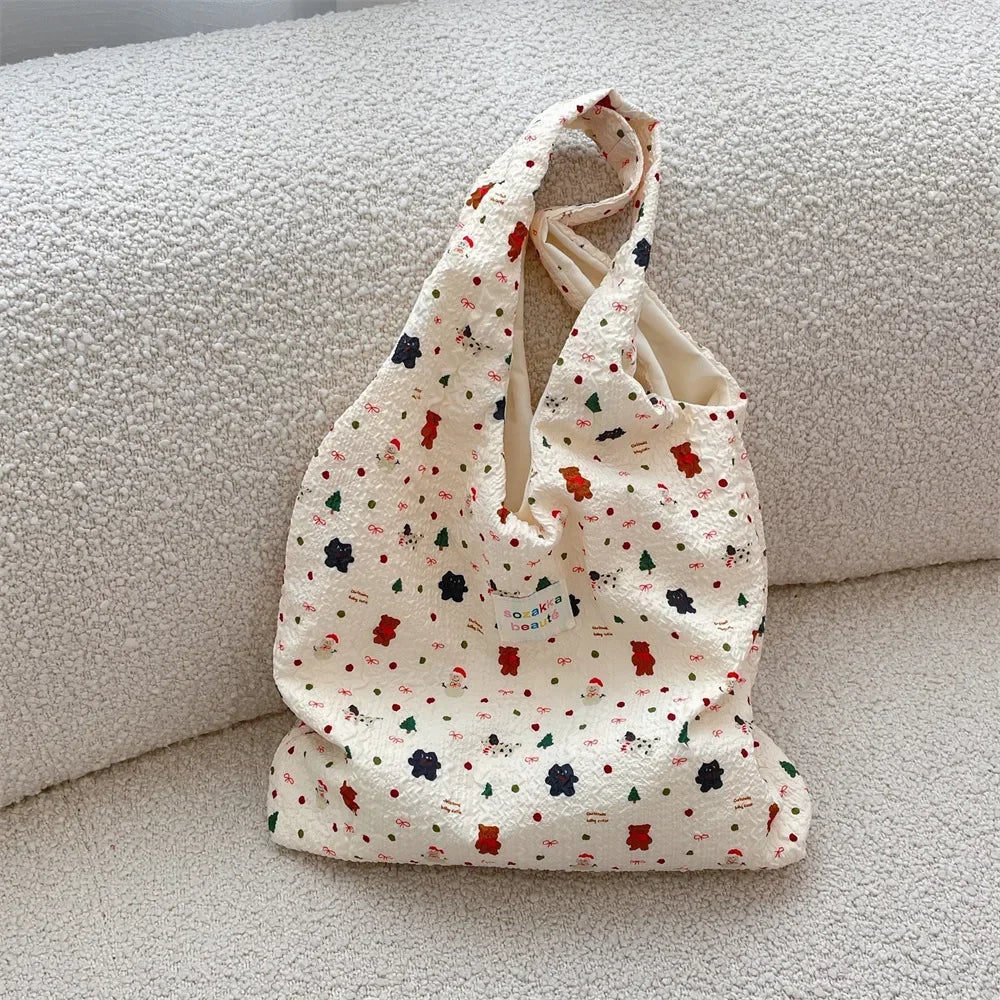 Cute Korean Cartoon Tote Bag