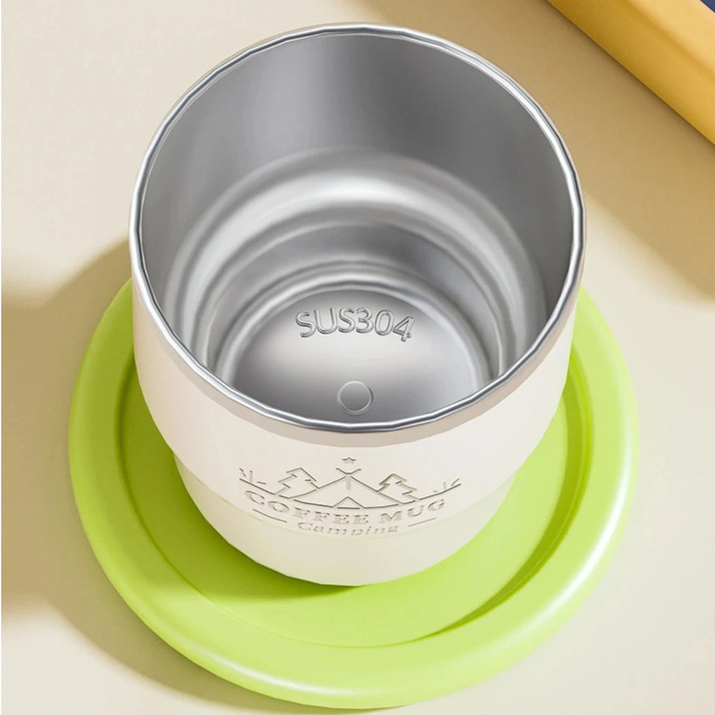 400ml Insulated Drinkware – Stainless Steel Thermal Coffee Cup | Sealed & Portable for Everyday Use