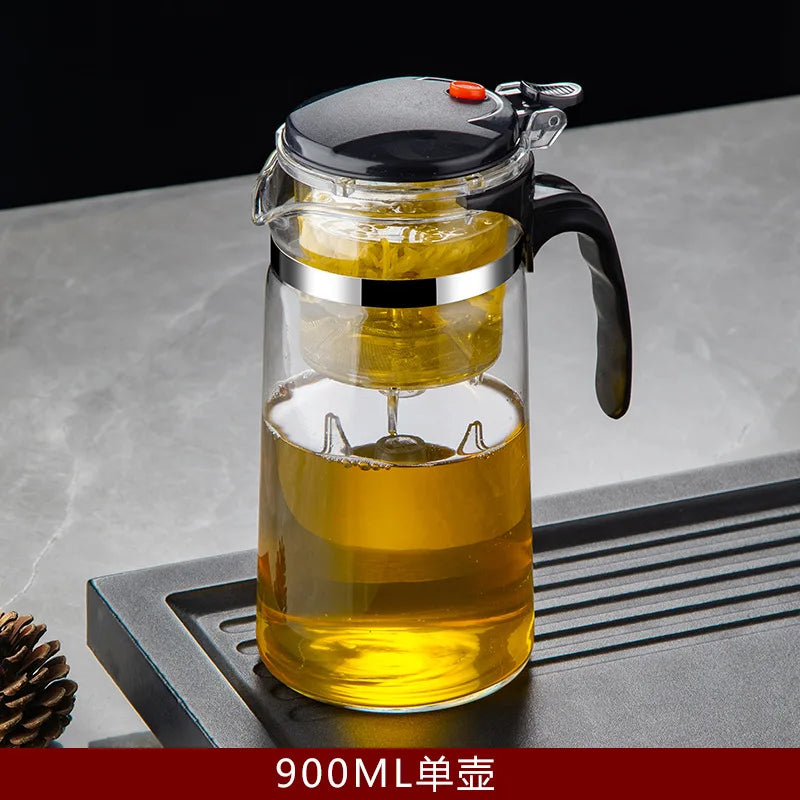 Crystal Heat-Resistant Glass Teapot