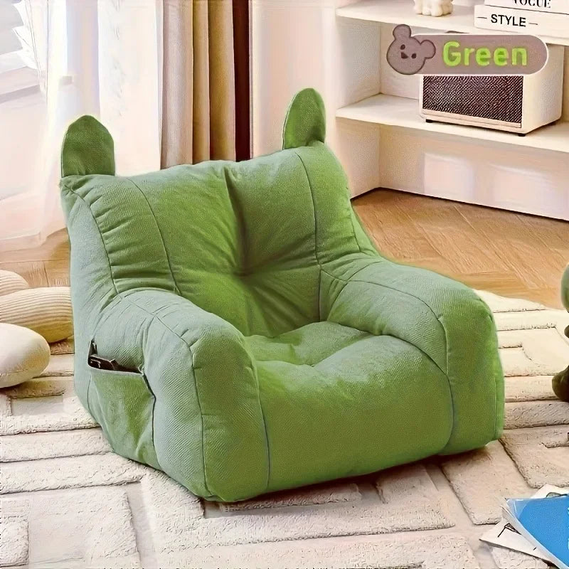 Cartoon Cat Sofa Bed, Washable Indoor Pet Bed (Up to 2.72 kg)