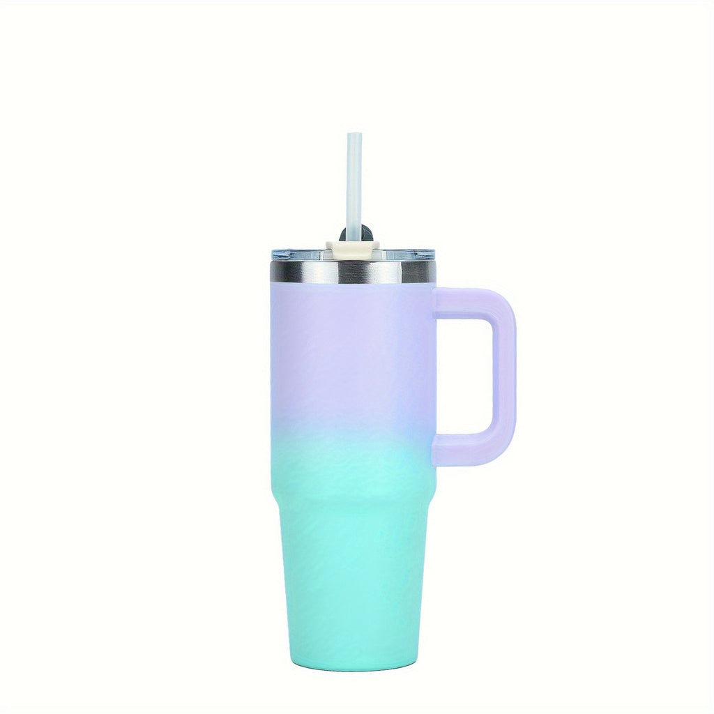 WATERSY 30oz/40oz Stainless Steel Tumbler with Handle & Straw